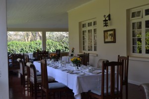 Dining room at the Lodge