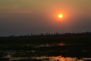 Sunset over Jacana